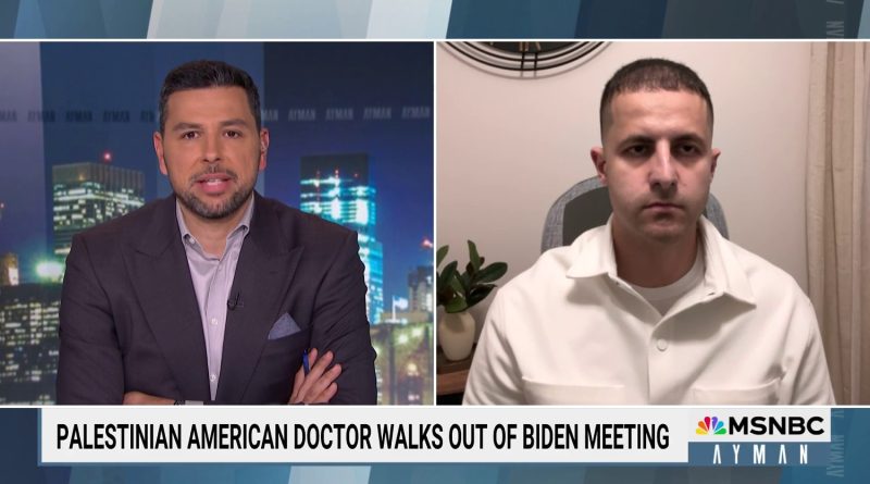 Why a Palestinian American doctor walked out of a Biden meeting with Muslim leaders