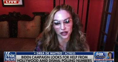 ‘Sopranos’ and OnlyFans Star Drea de Matteo Blasts ‘Tone-Deaf’ Celebrities Who Support Biden | Video