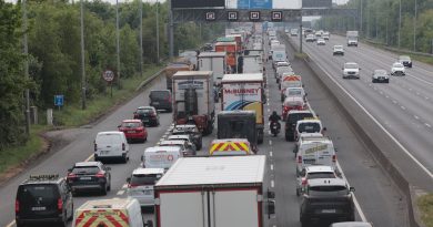 Man dead in M50 crash, major delays as road reopens