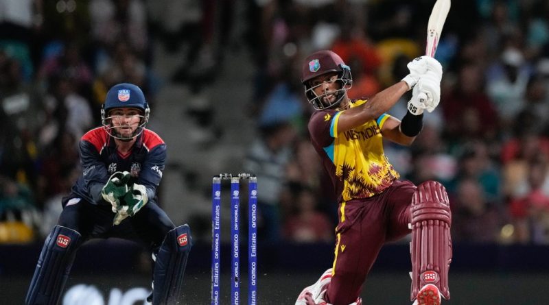 US thumped by West Indies in T20 Cricket World Cup