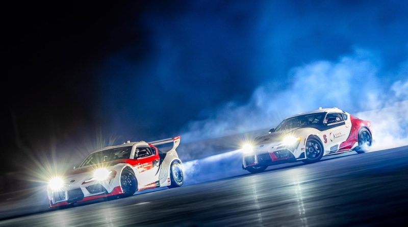 Watch Two Driverless Toyota Supras Drift In Tandem