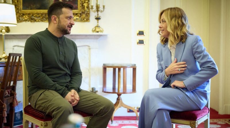 Italy PM states ‘determined’ support as Zelensky presses allies