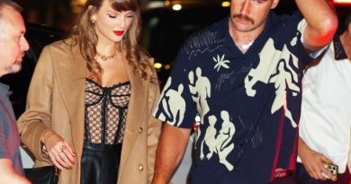 Taylor Swift pairs Gucci corset with Dior Saddle bag for NYC date night with Travis Kelce