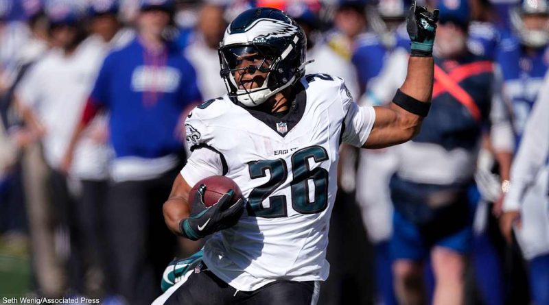 Saquon Barkley dominates in return to New York as Eagles blow out Giants                          Oct 20, 2024