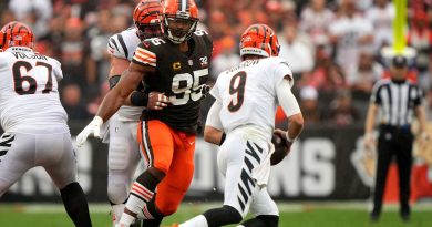 Myles Garrett Agree Extension With Browns, Joe Burrow’s Nemesis to Remain in Division