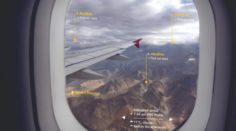 Smart glass windows would beam in-flight info over scenic views