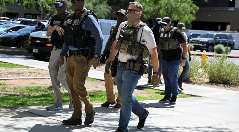 Masks on ICE agents ignite pushback. When can officials block their faces?