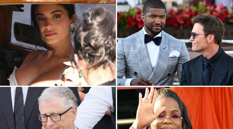 Kylie Jenner, Oprah, Usher, More A-Listers En Route to Bezos-Sanchez Wedding