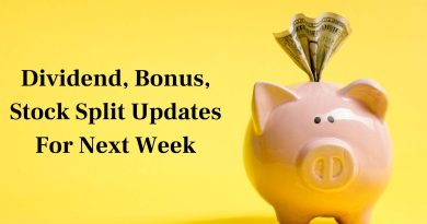 15 stocks that will see record dates for bonus, dividends, stock splits this week