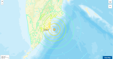 Aftershock of July’s 8.8 Earthquake Strikes Kamchatka. Tsunami Risk Waning