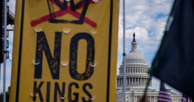 Crowds gather at anti-Trump “No Kings” rallies across the U.S., worldwide