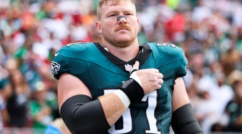 Eagles Injury Report: Cam Jurgens misses practice again