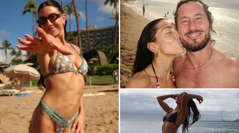 Jenna Johnson & Valentin Chmerkovskiy Show Off Hot Selfie Game in Hawaii