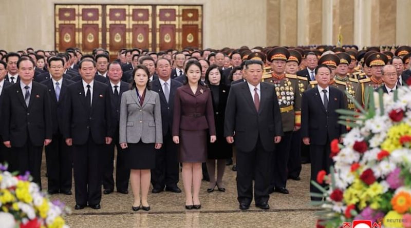 North Korea leader Kim Jong Un’s daughter makes public visit to state mausoleum