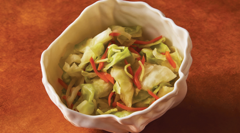 Spring Cabbage, Carrot & Ginger Asazuke