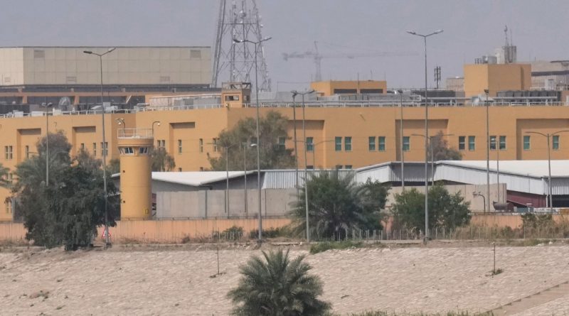 Missile strikes a helipad inside the U.S. Embassy compound in Baghdad, Iraqi security officials say
