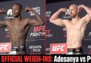 UFC Seattle main event weigh-in video: Israel Adesanya vs. Joe Pyfer UFC Seattle main event weigh-in video: Israel Adesanya vs. Joe Pyfer