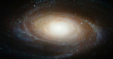 This supermassive black hole is located in an unusual part of its galaxy