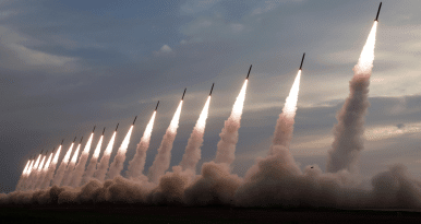 Ballistic missiles launched from Kuwait toward Iran amid 2026 conflict