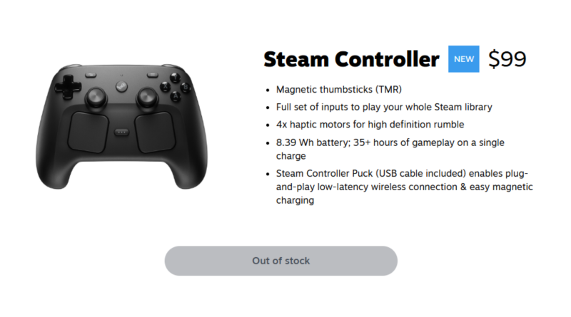 Don’t pay scalper prices for a Steam Controller