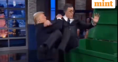 Trump throws Stephen Colbert in garbage in his latest AI-video as ‘Late Show’ host bows out; faces backlash