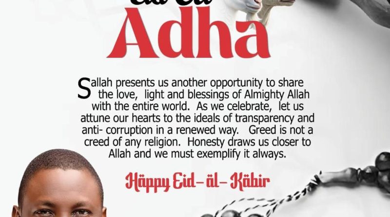 Olukoyede Calls For  Renewed Commitment To Anti-Corruption Ideals At Sallah