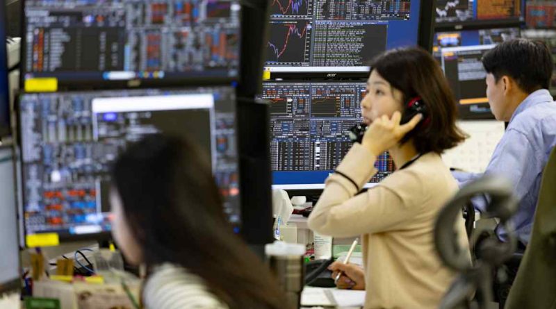 Global stocks slide led by meltdown in South Korea
