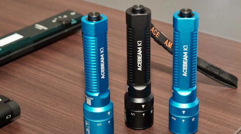 Acebeam K1 hands-on: EDC flashlight with red/white light comes with optional laser