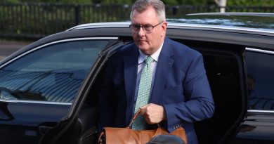 Jeffrey Donaldson accused of telling ‘sinful and deceitful lies’ as cross-examination ends